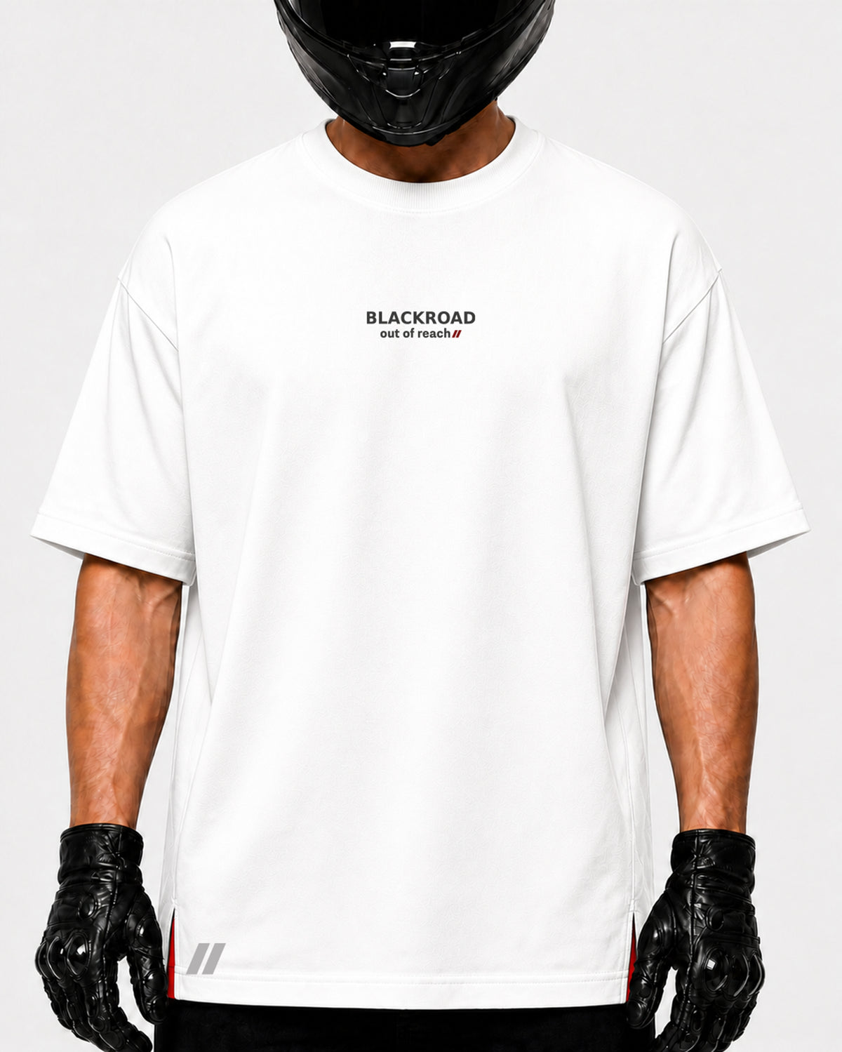 T-shirt BLACK ROAD WHITE — Ride Your Own Path
