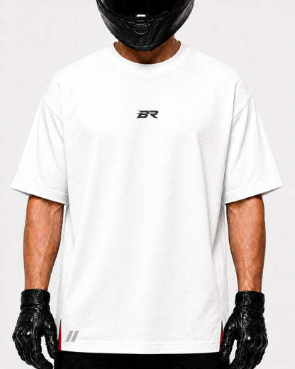 T-shirt BLACK ROAD WHITE — Brush