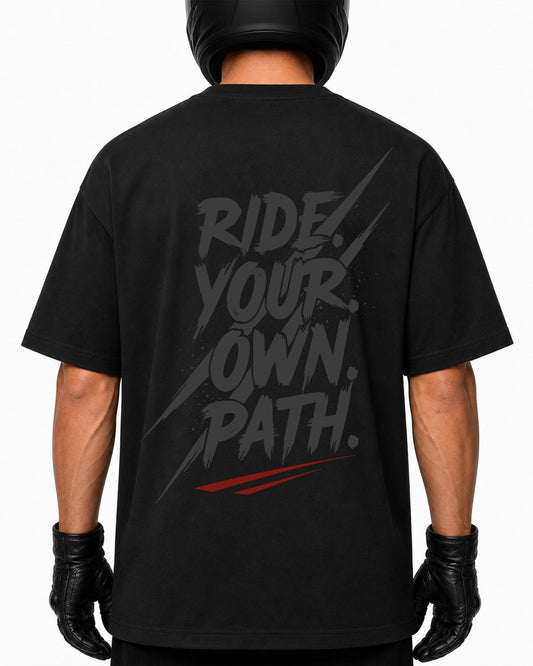 T-shirt BLACK ROAD BLACK — Ride Your Own Path